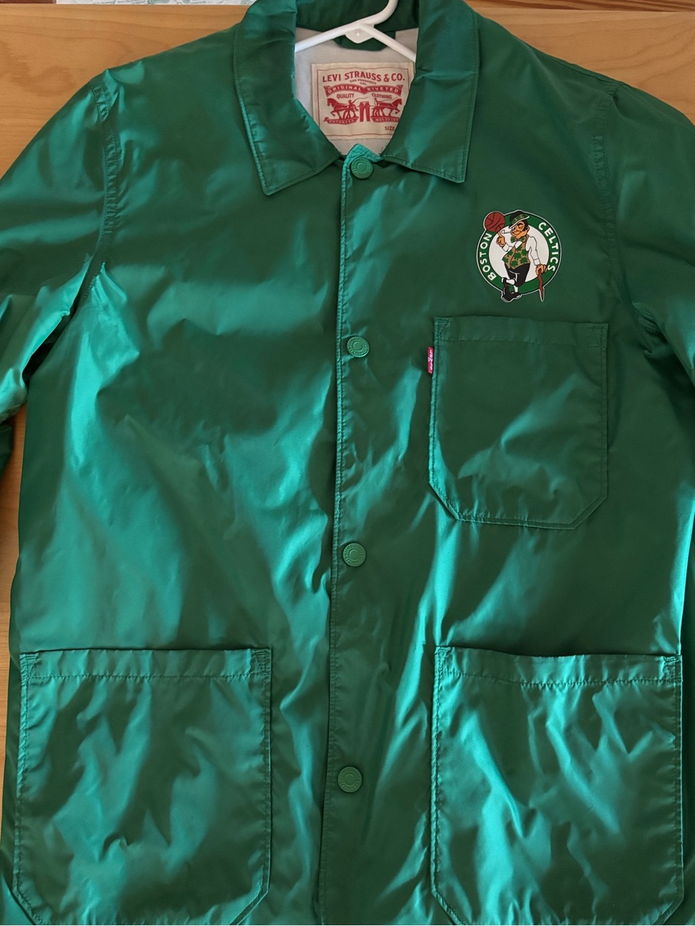 Levi’s NBA Boston Celtics Nylon Club Coat Men’s S